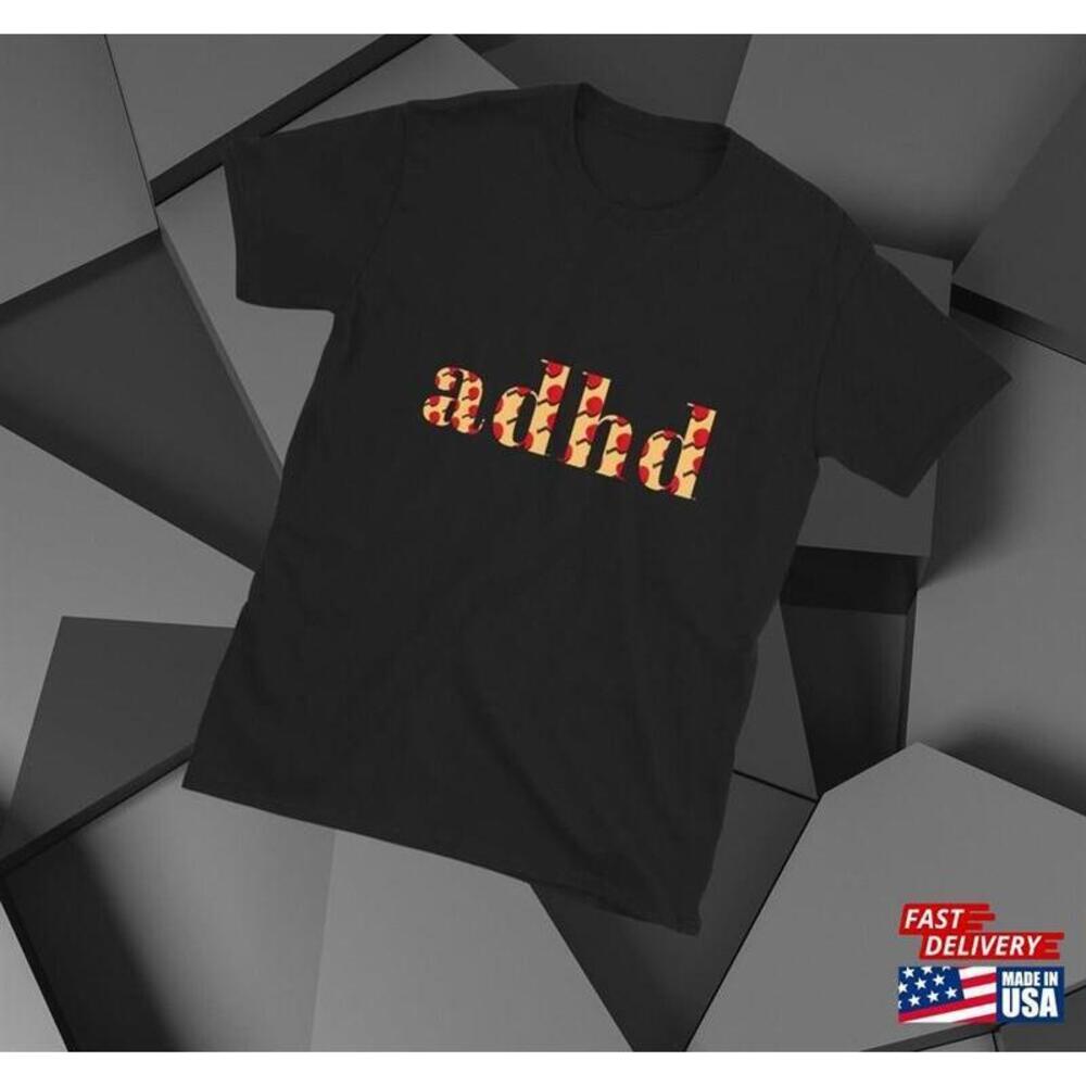 Adhd Ping Pong Tee Short Sleeve Unisex Black Tshirt Classic